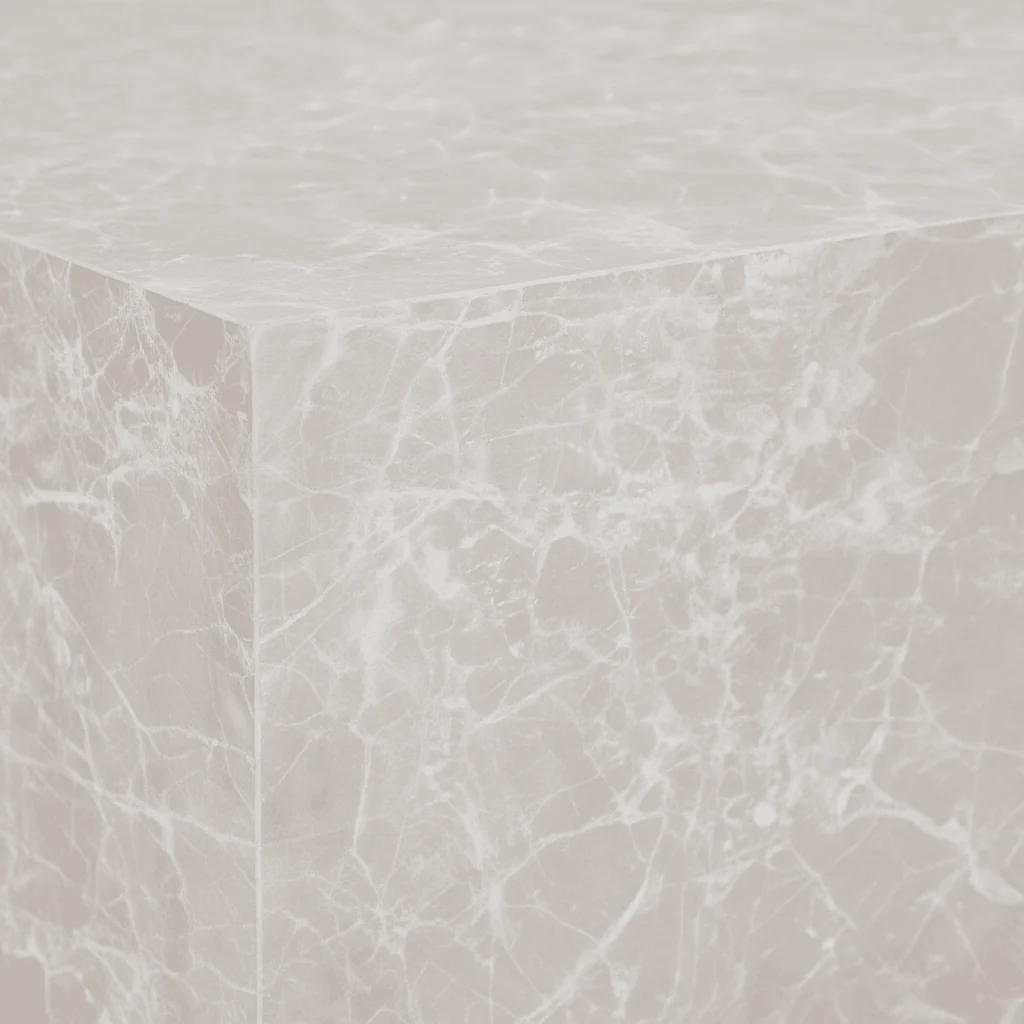 Prague sofabord beige 60 x 80 x 40 cm - Image 2