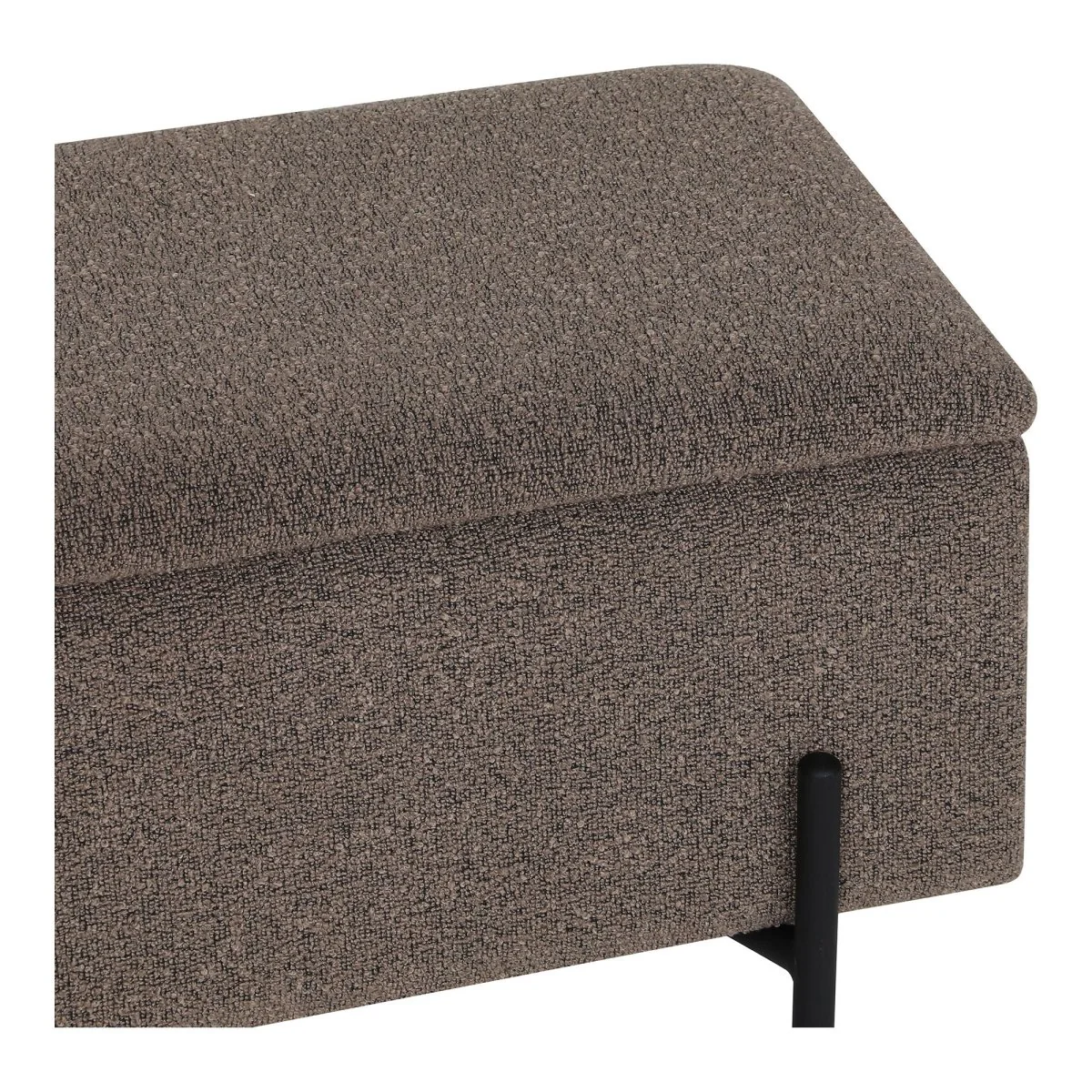 Watford benk med oppbevaring, boulcé brun 95 x 36,5 x 34 cm - Image 3