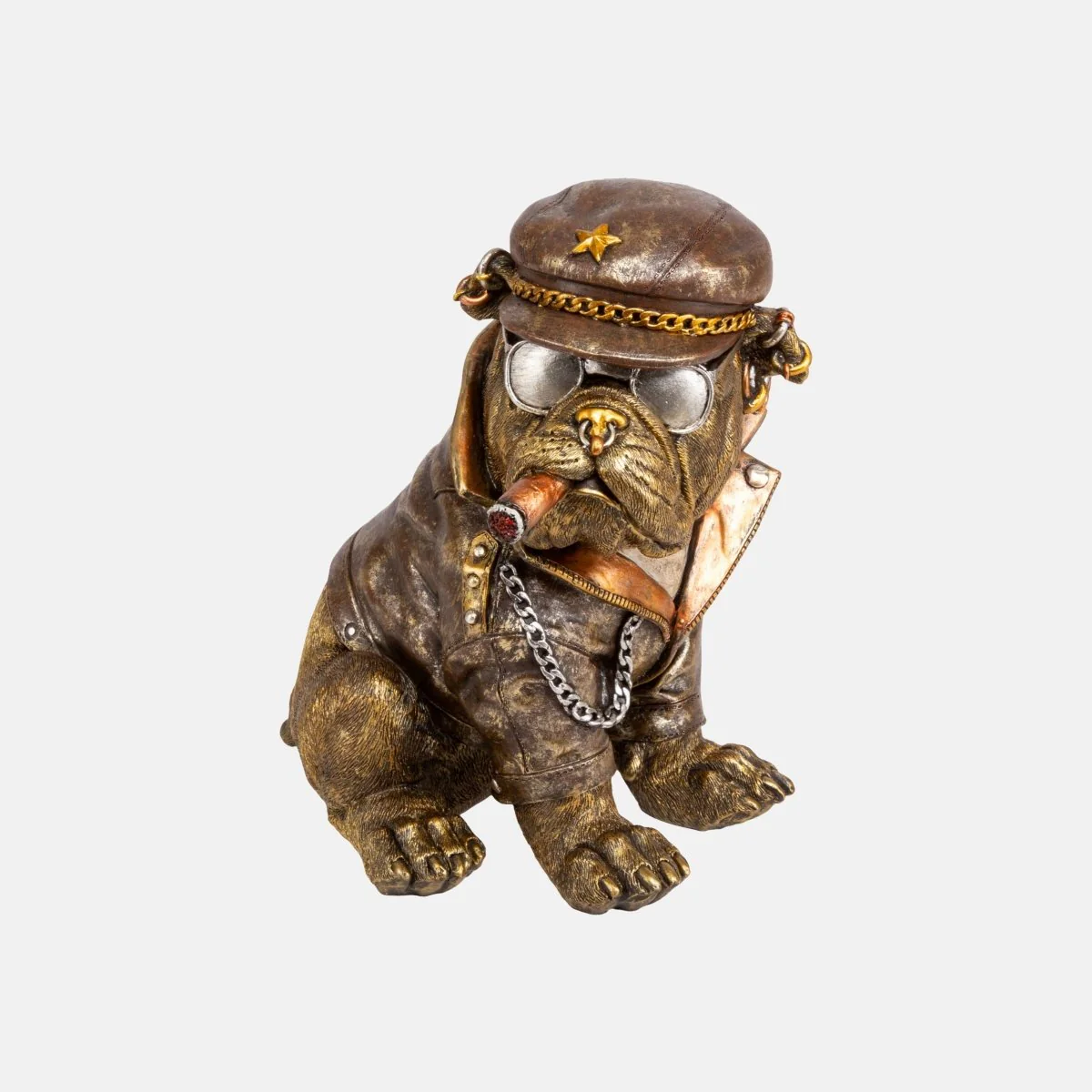 Bulldog med sigar dekorfigur - Image 4