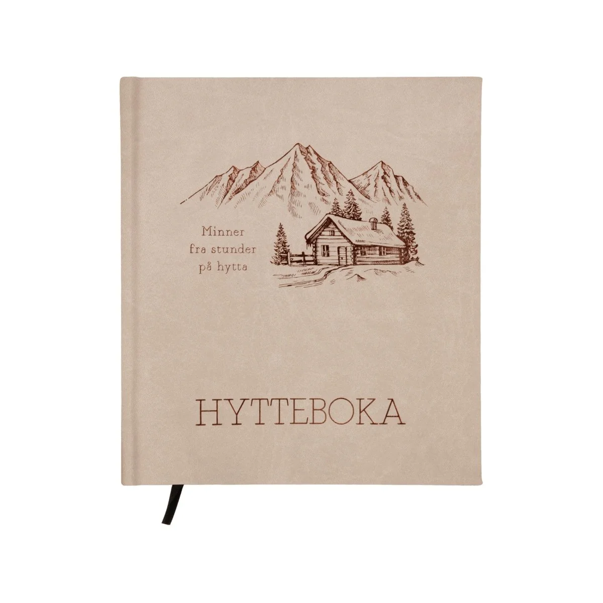 Hyttebok Minner fra hytta beige