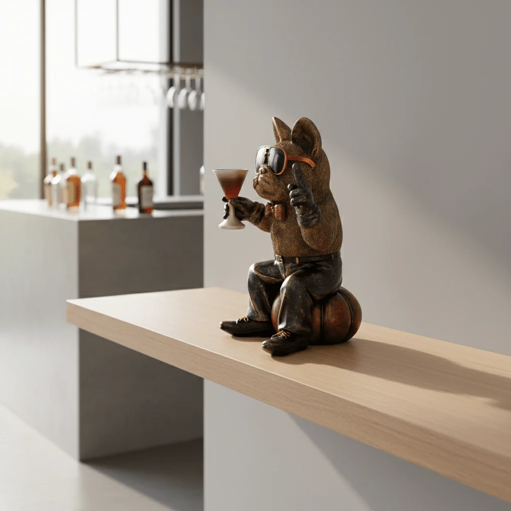 Festhund med glass - Image 3