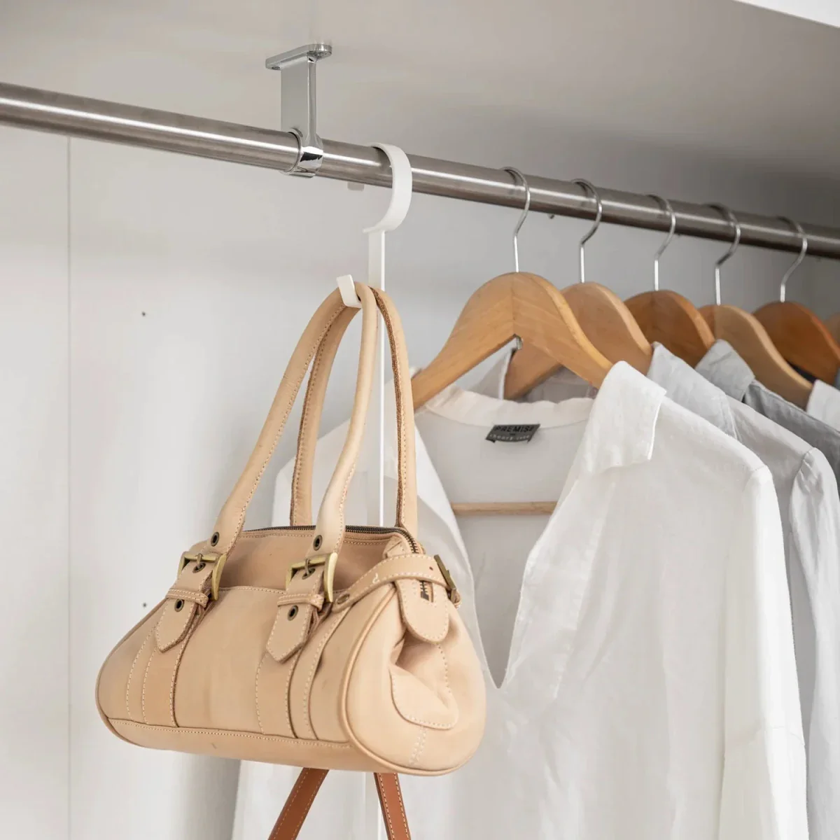 Justerbart klesstativ for garderobe med kroker - Image 10