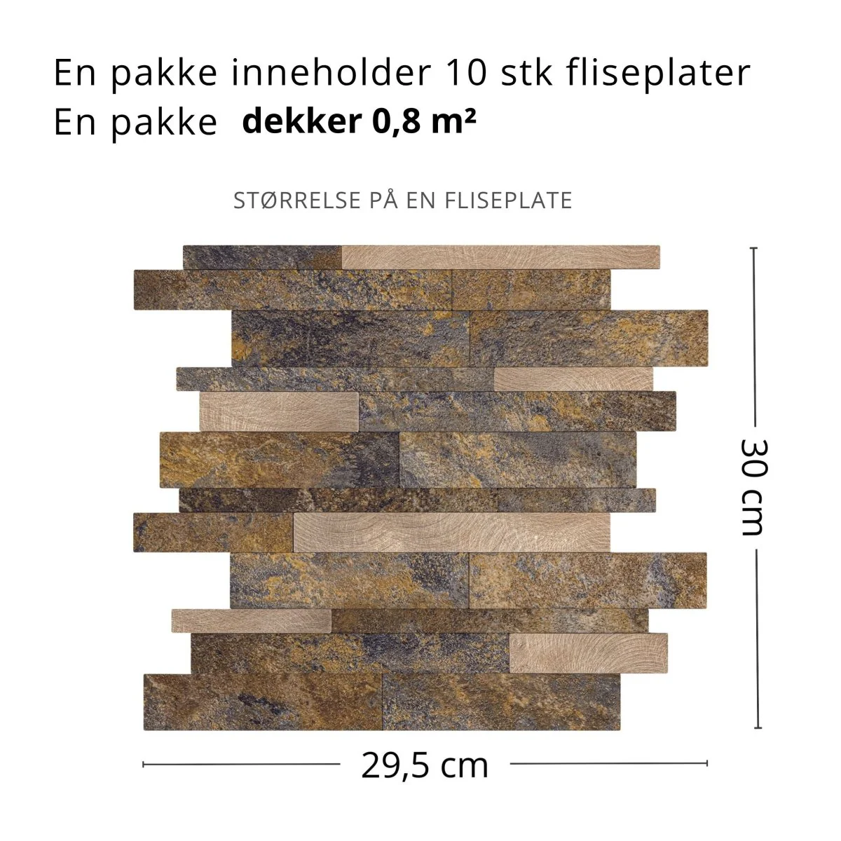 10-pk Karoline selvklebende veggfliser - Image 7