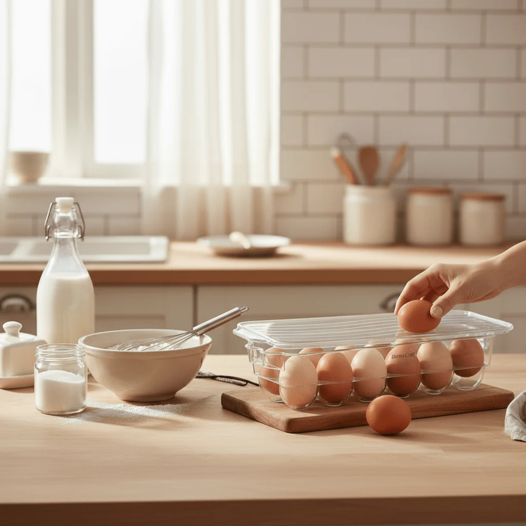 Oppbevaringsboks til 12 egg med lokk - Image 8