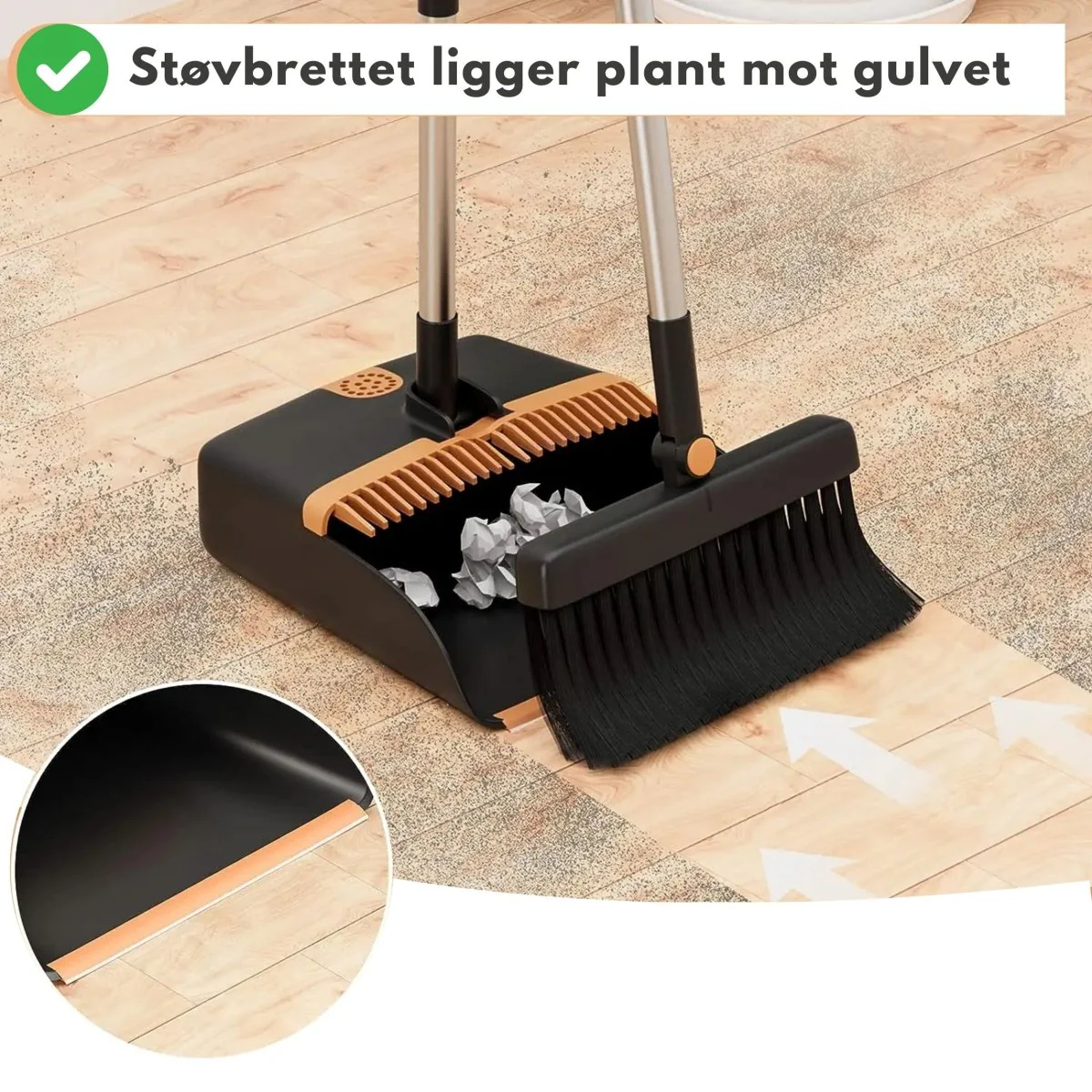Kost og støvbrett, med støvfanger - Image 3