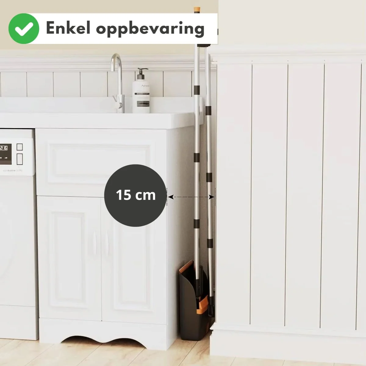 Kost og støvbrett, med støvfanger - Image 4
