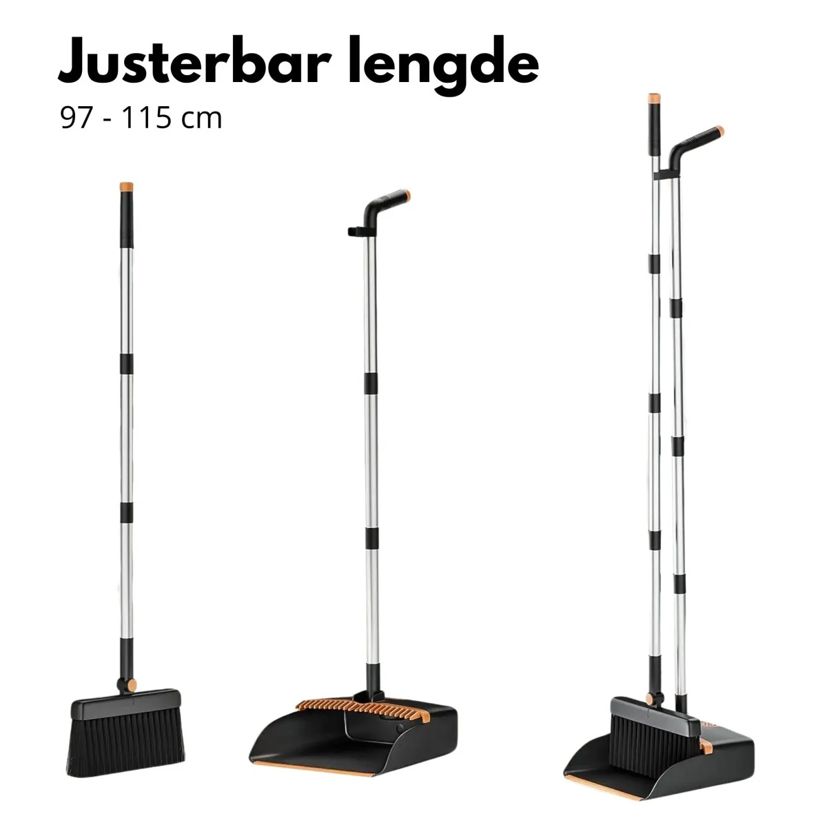 Kost og støvbrett, med støvfanger - Image 5