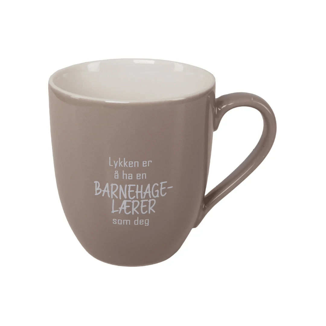 Krus "barnehage-lærer", beige - Image 4