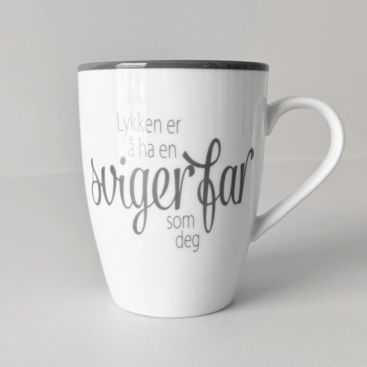 Kopp "svigerfar" hvit - Image 4