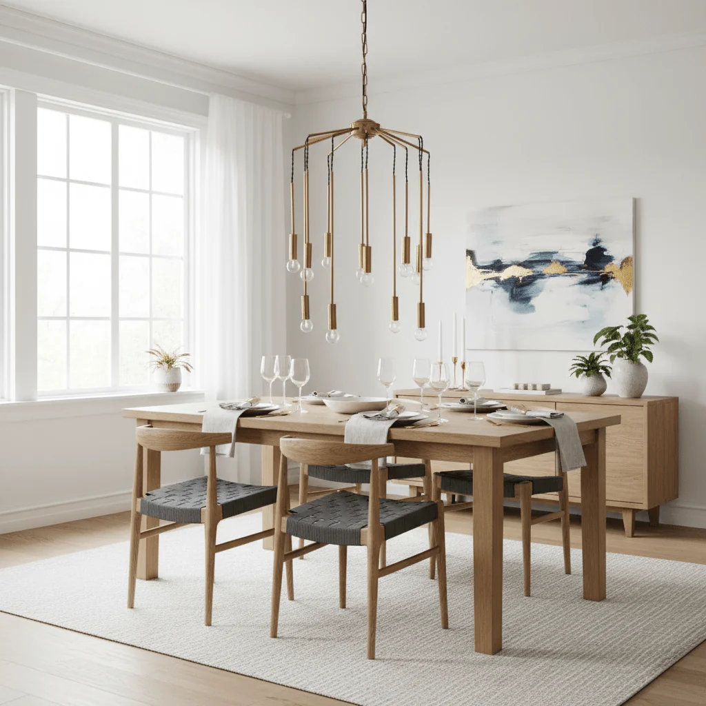 Pendellampe 12 armer metall gull 66 x 84 cm - Image 2