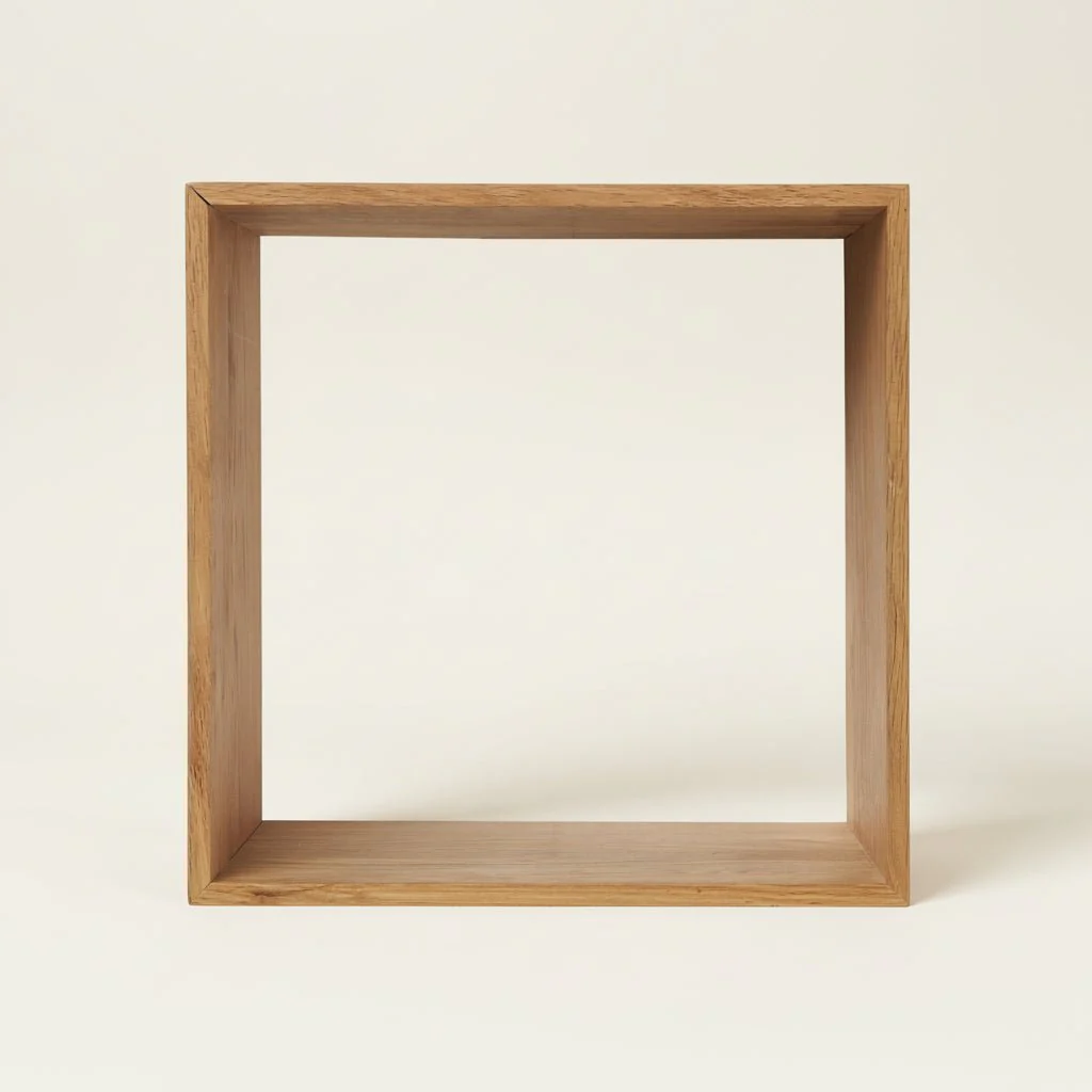 Lattoon vegghylle eik natur 30 x 18 x 30 cm - Image 6
