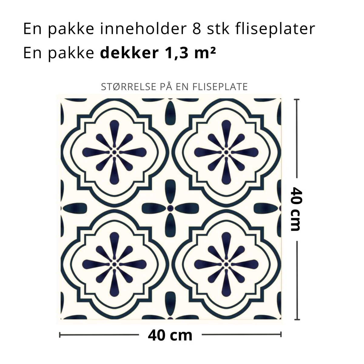 8-pk Nova varm selvklebende fliser - Image 2