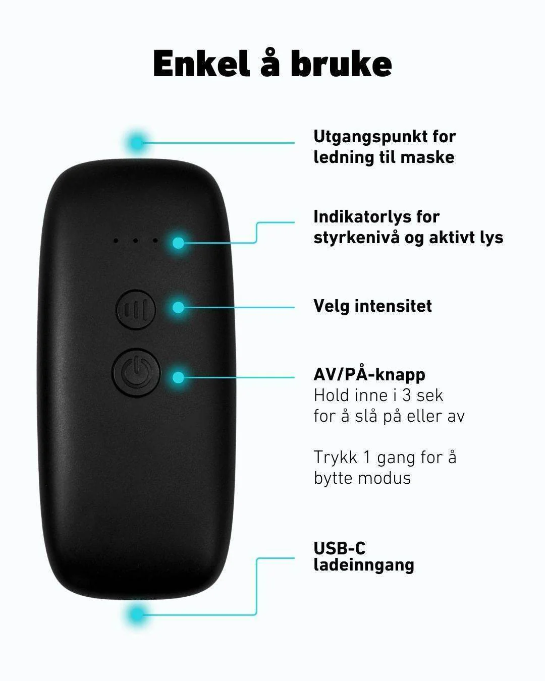 LED-lysmaske til ansikt mot akne, rynker og pigmentflekker - Image 10