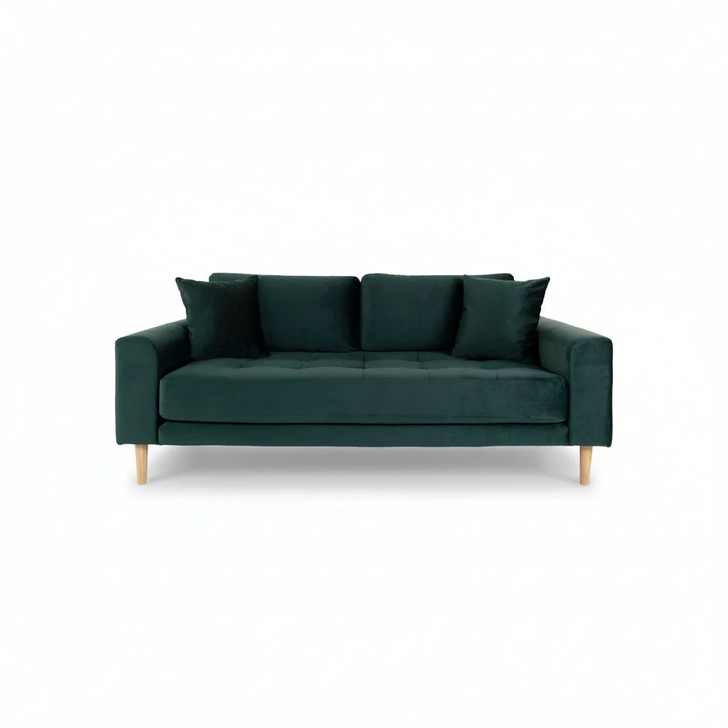 Lido 2,5 seters sofa mørkegrønn - Image 2