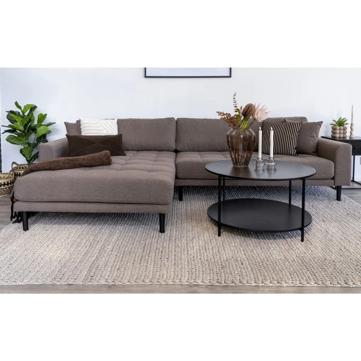 Lido Lounge sofa brun, venstrevendt - Image 3