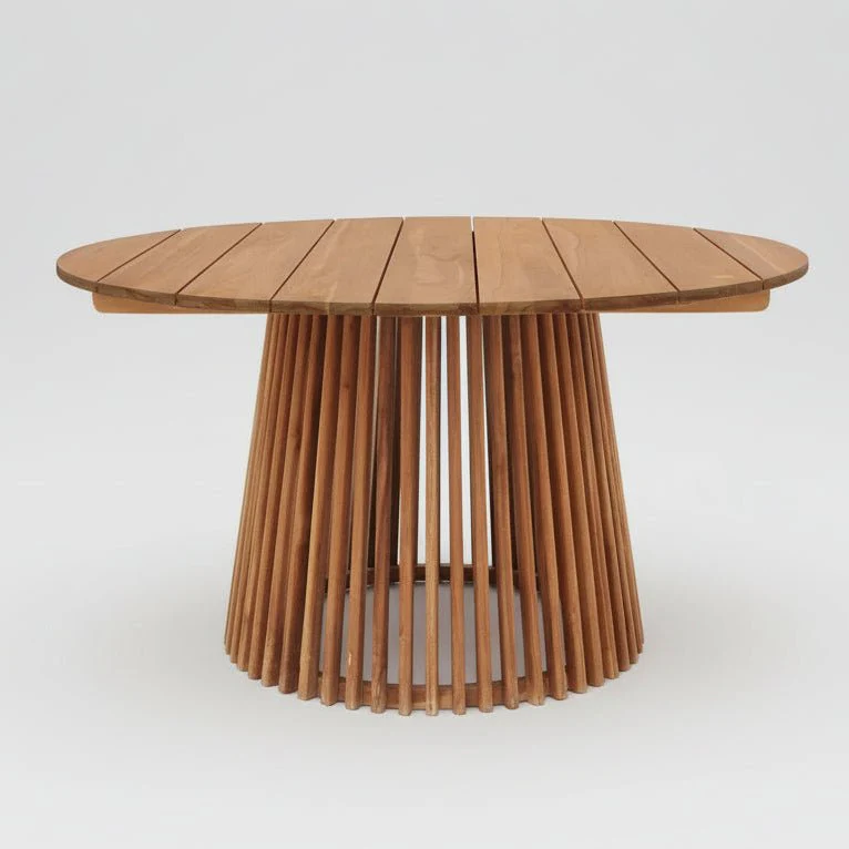 Lorca spisebord teak natur 120 cm - Image 2
