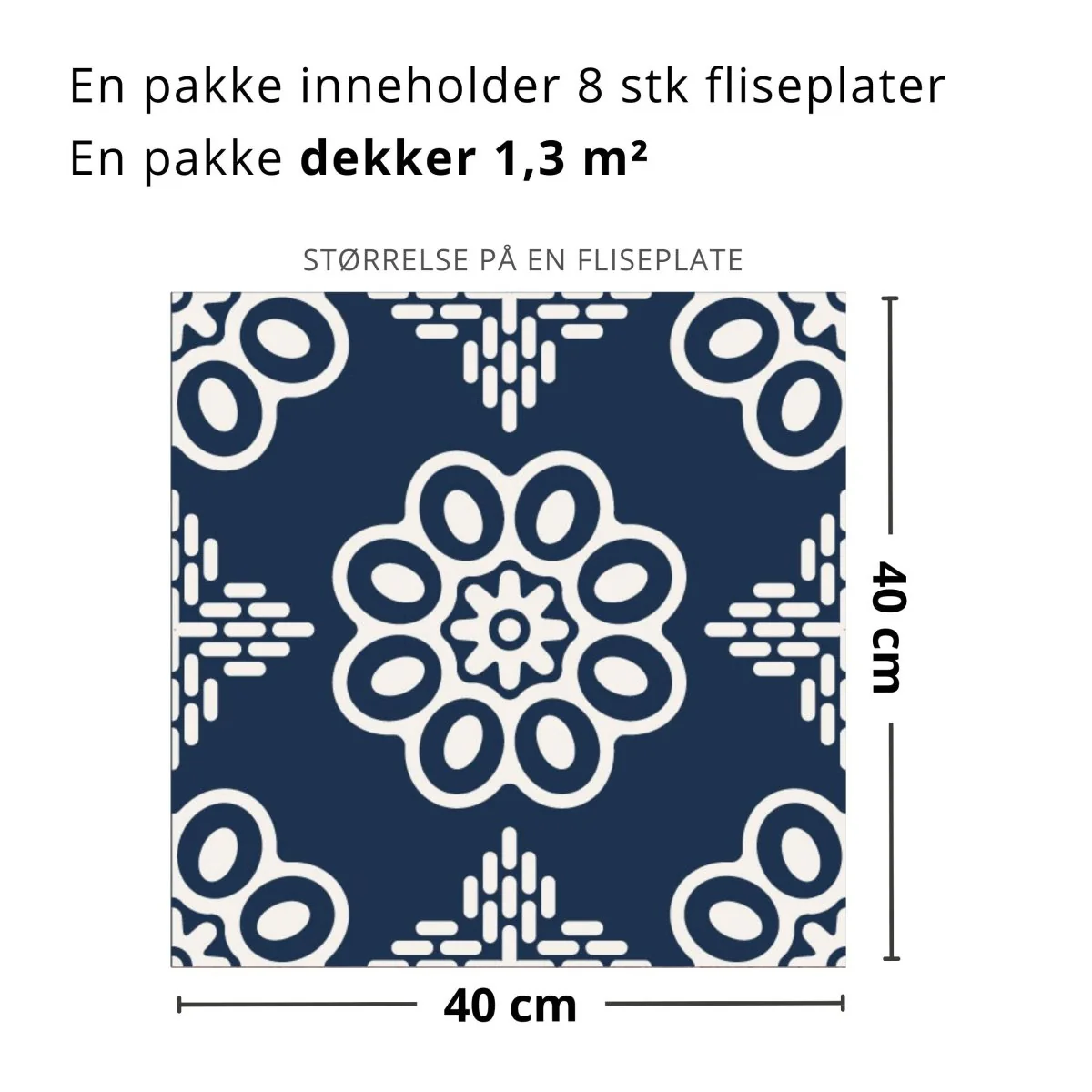 8-pk Lya selvklebende fliser - Image 2