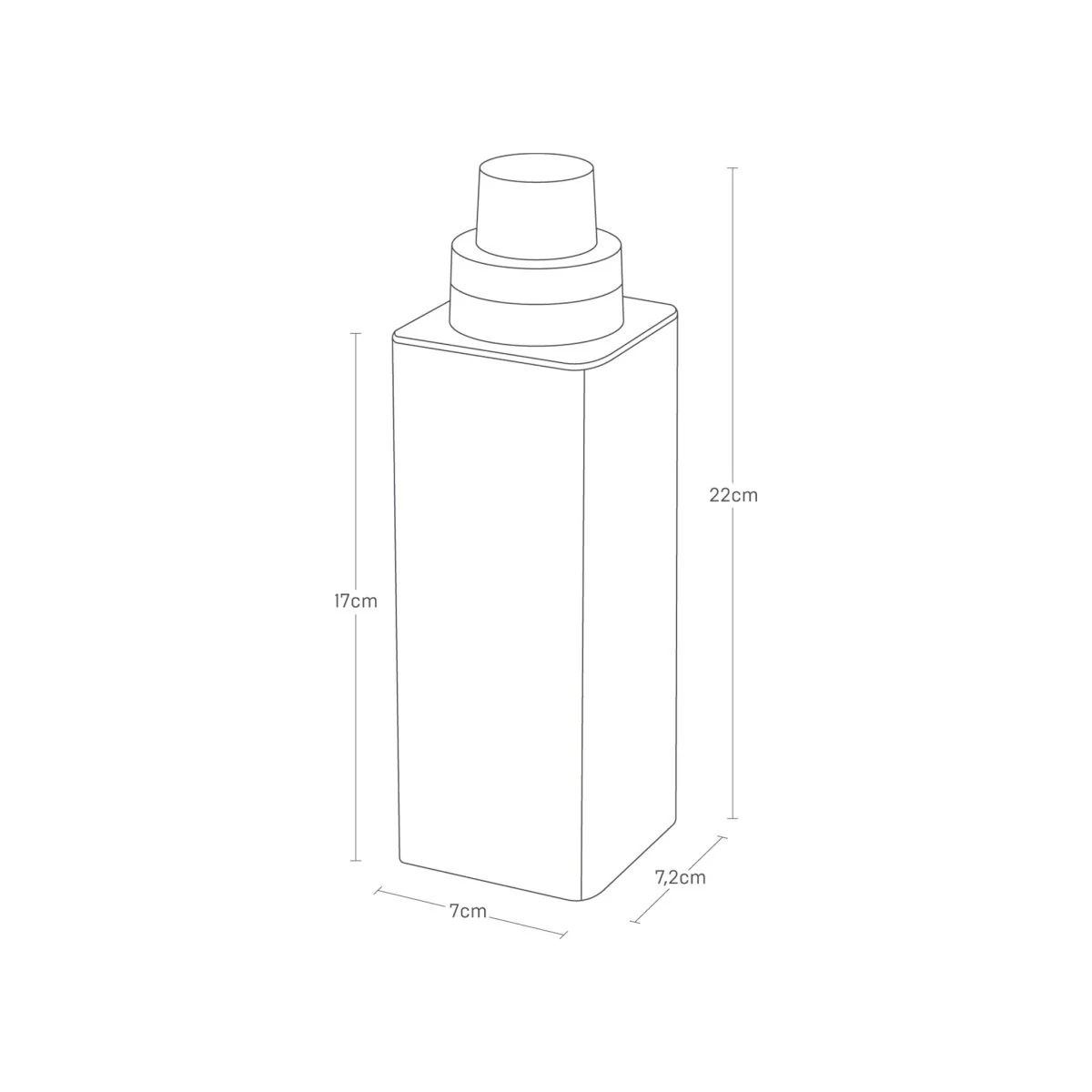 Magnetisk flaske til oppvaskmiddel sort - Image 7