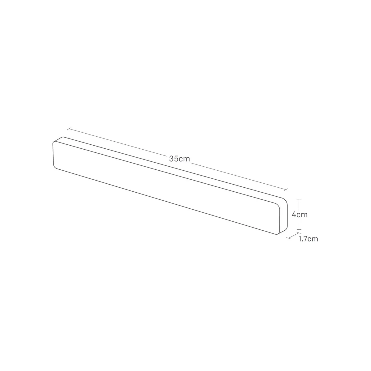 Magnetisk knivholder hvit - Image 5