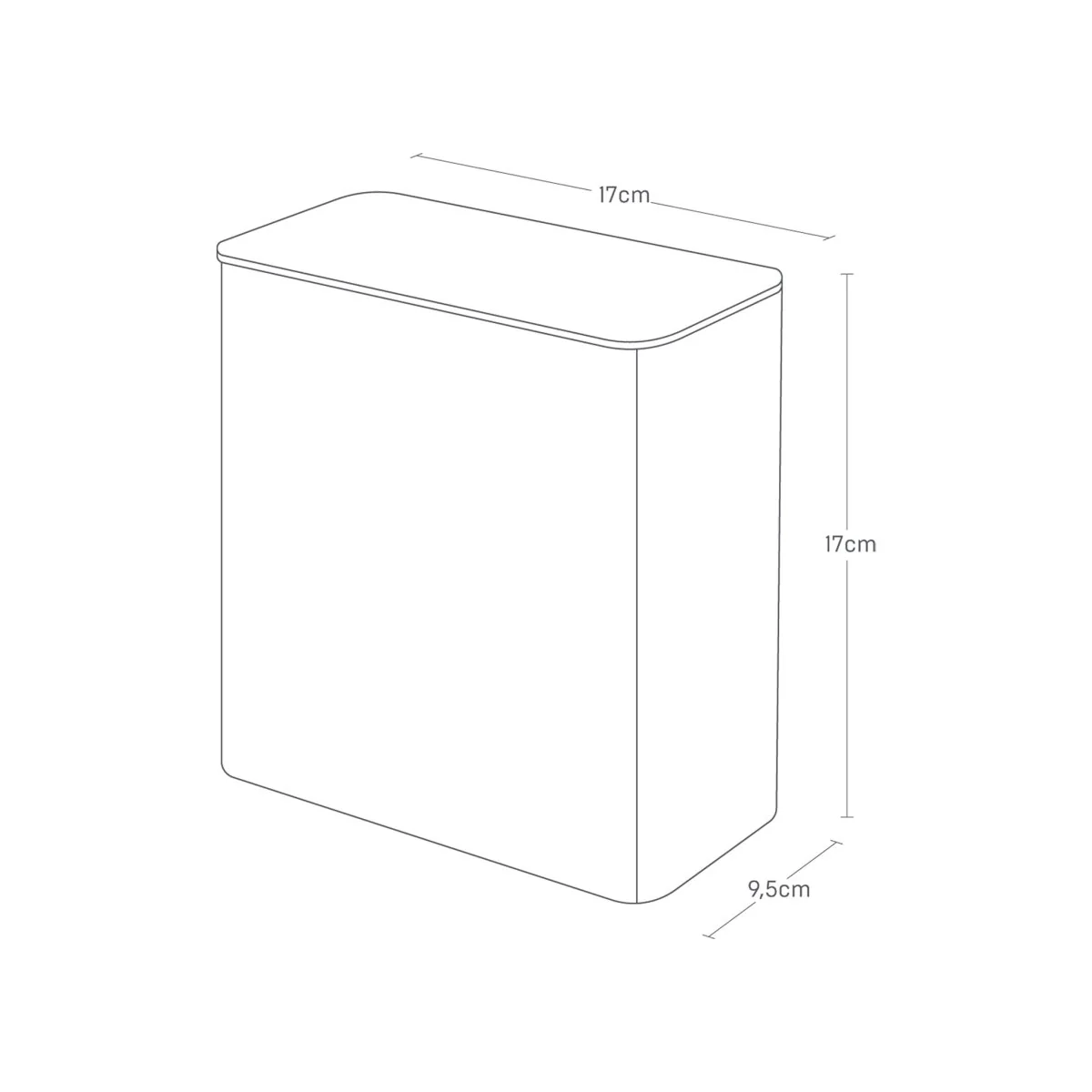 Magnetisk boks med lokk sort - Image 3