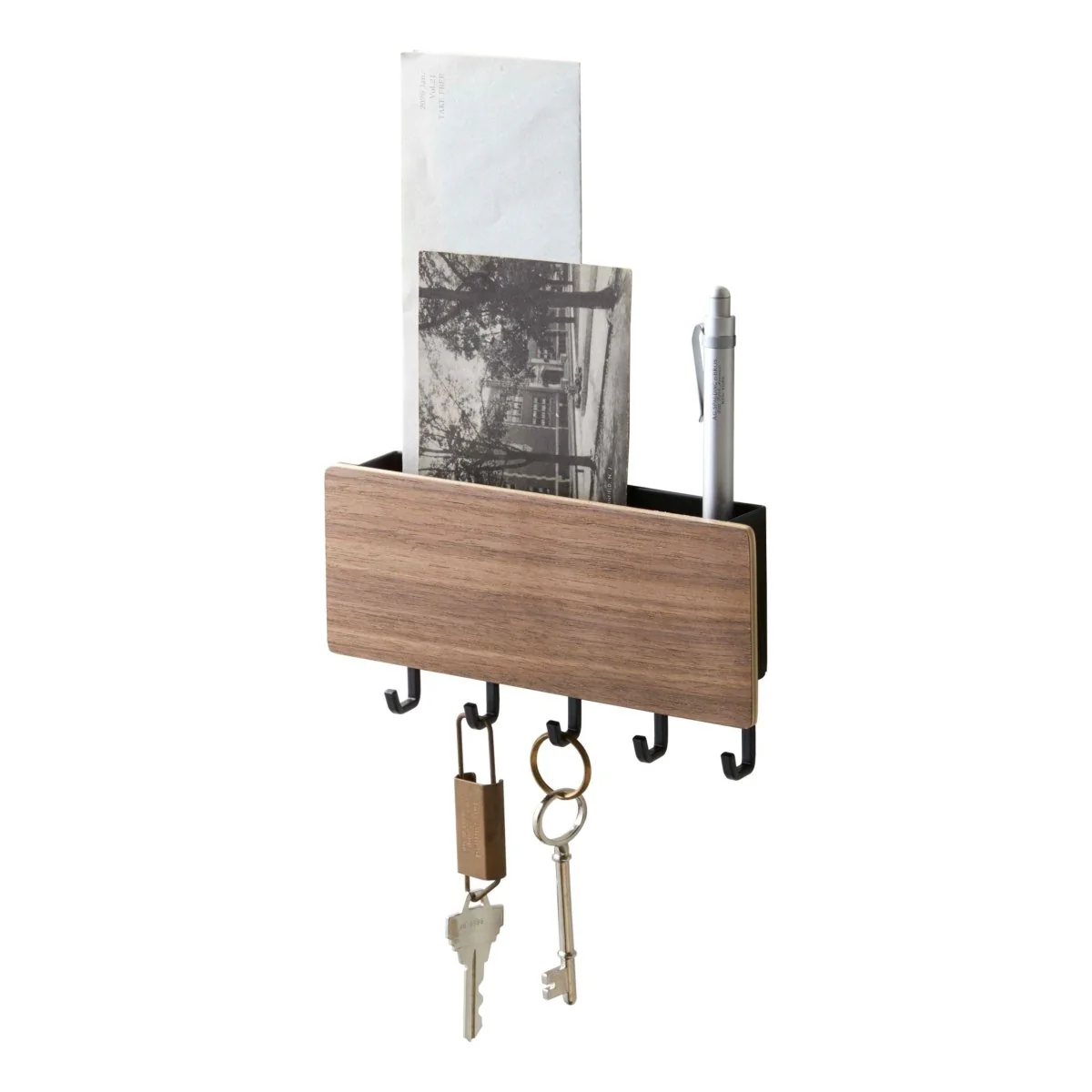 Magnetisk veggmontert nøkkelholder sort - Image 7