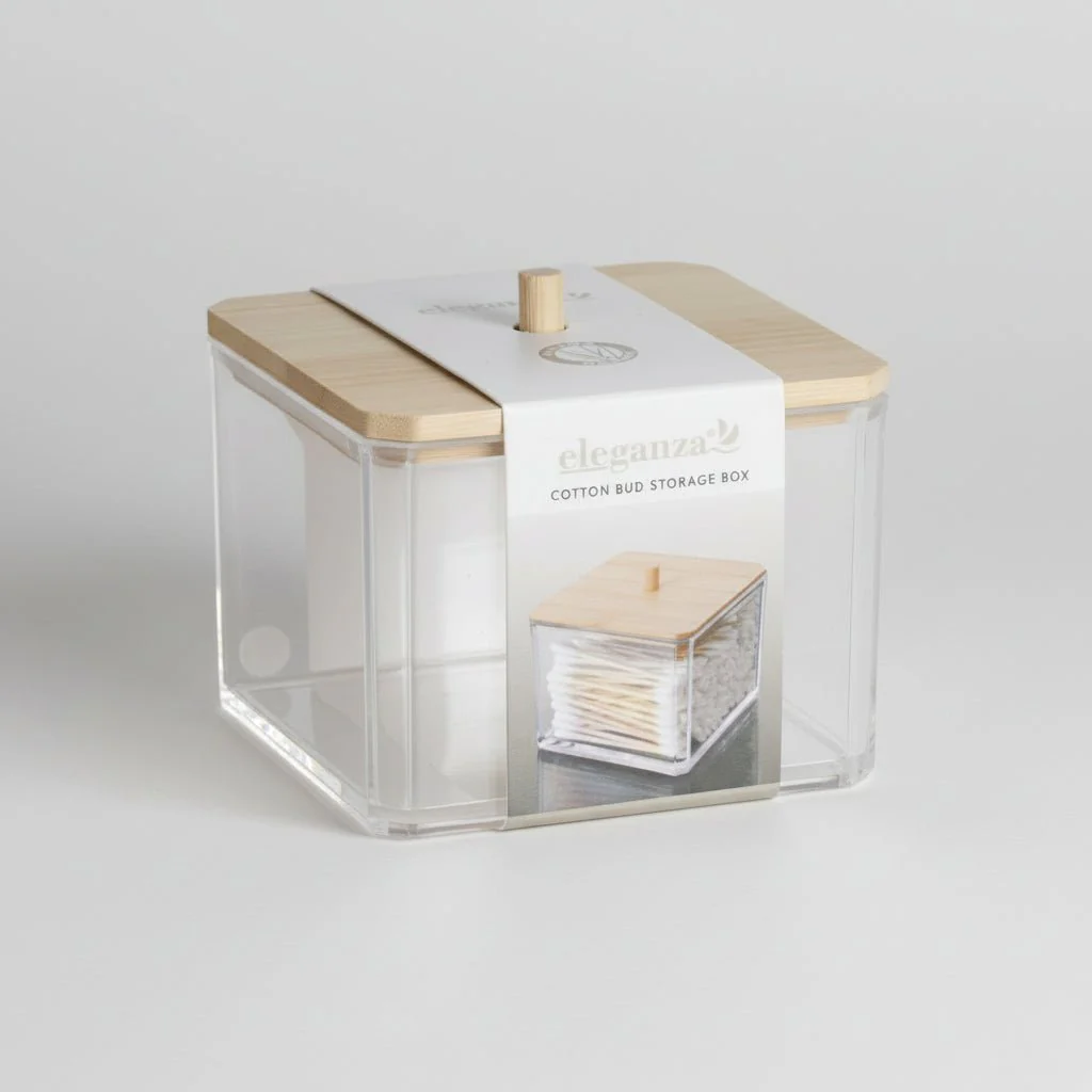 Oppbevaringsboks med bambuslokk 9,5 x 8,5 cm - Image 4