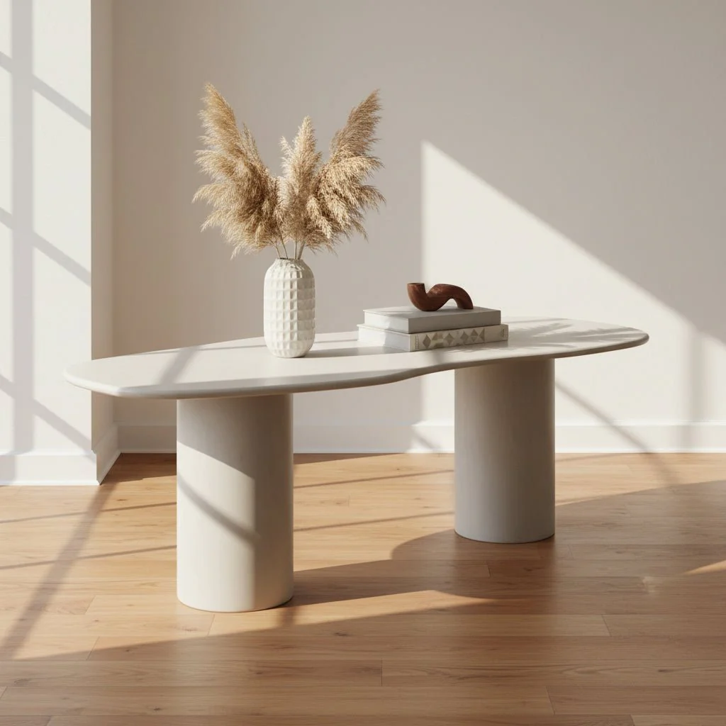 Maranola spisebord beige/sement 240 cm