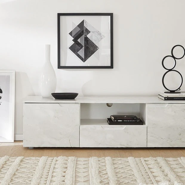 Marmor romeo hvit matt kontaktplast - Image 2