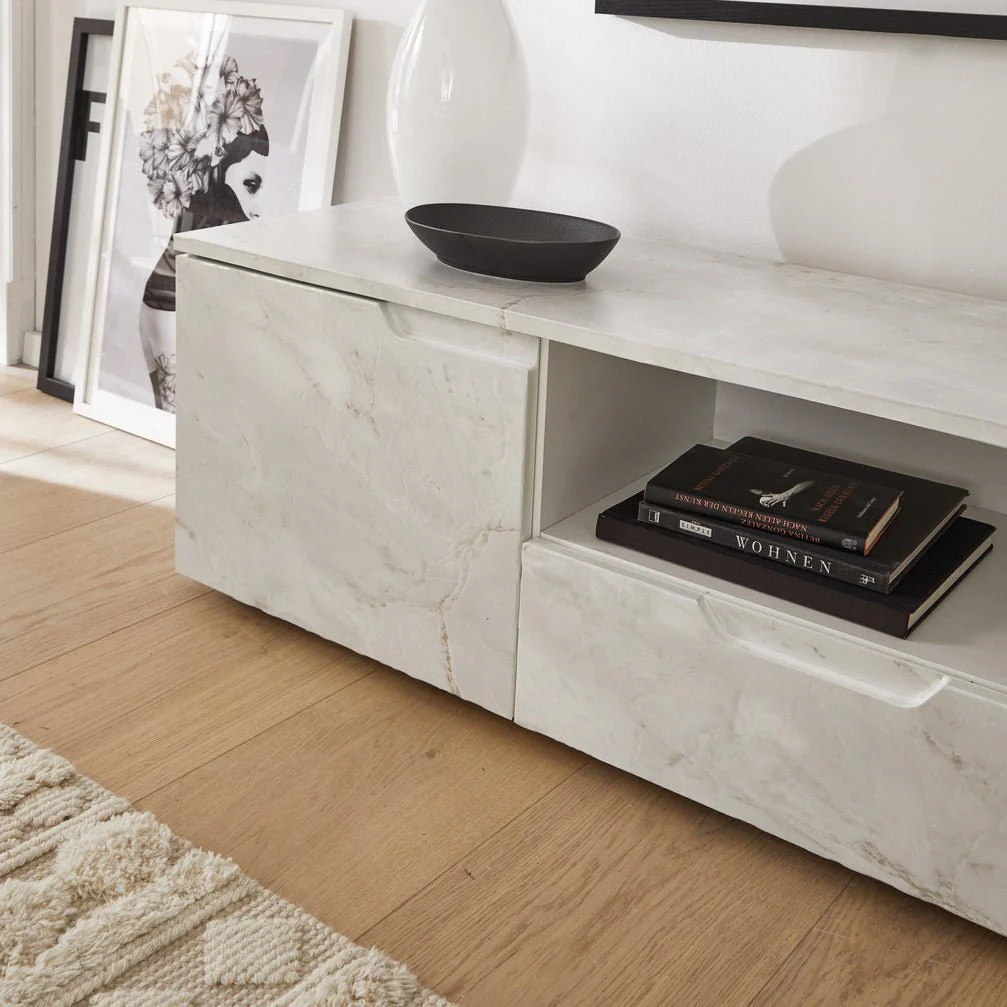Marmor romeo hvit matt kontaktplast - Image 4
