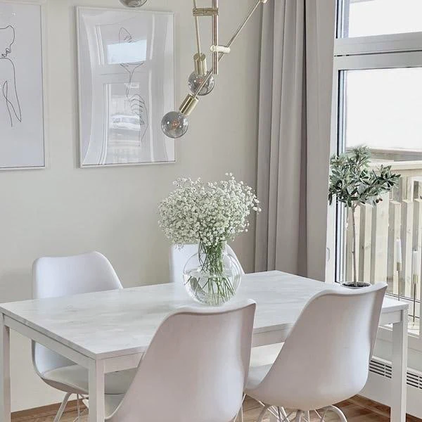 Marmor romeo hvit matt kontaktplast - Image 5