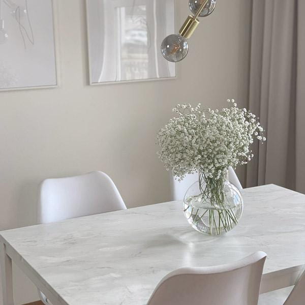 Marmor romeo hvit matt kontaktplast - Image 8