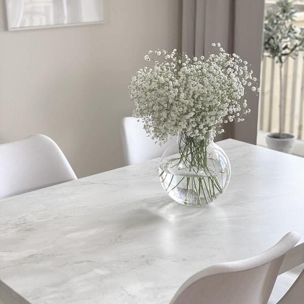 Vareprøve: Marmor romeo hvit matt kontaktplast - Image 2