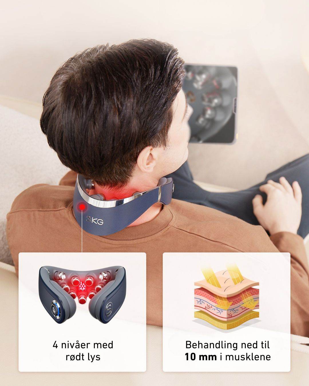 Massasjeapparat for nakke G7 Pro-Fold - Image 16