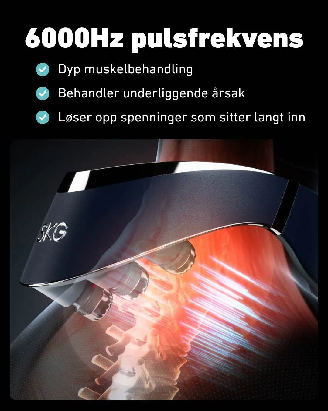 Massasjeapparat for nakke G7 Pro-Fold - Image 3