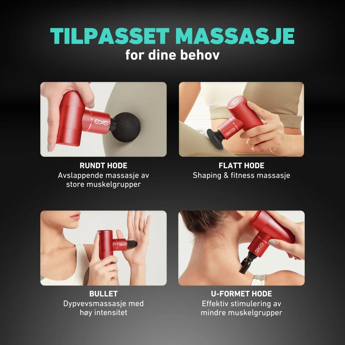 Massasjepistol F3 rød - Image 14
