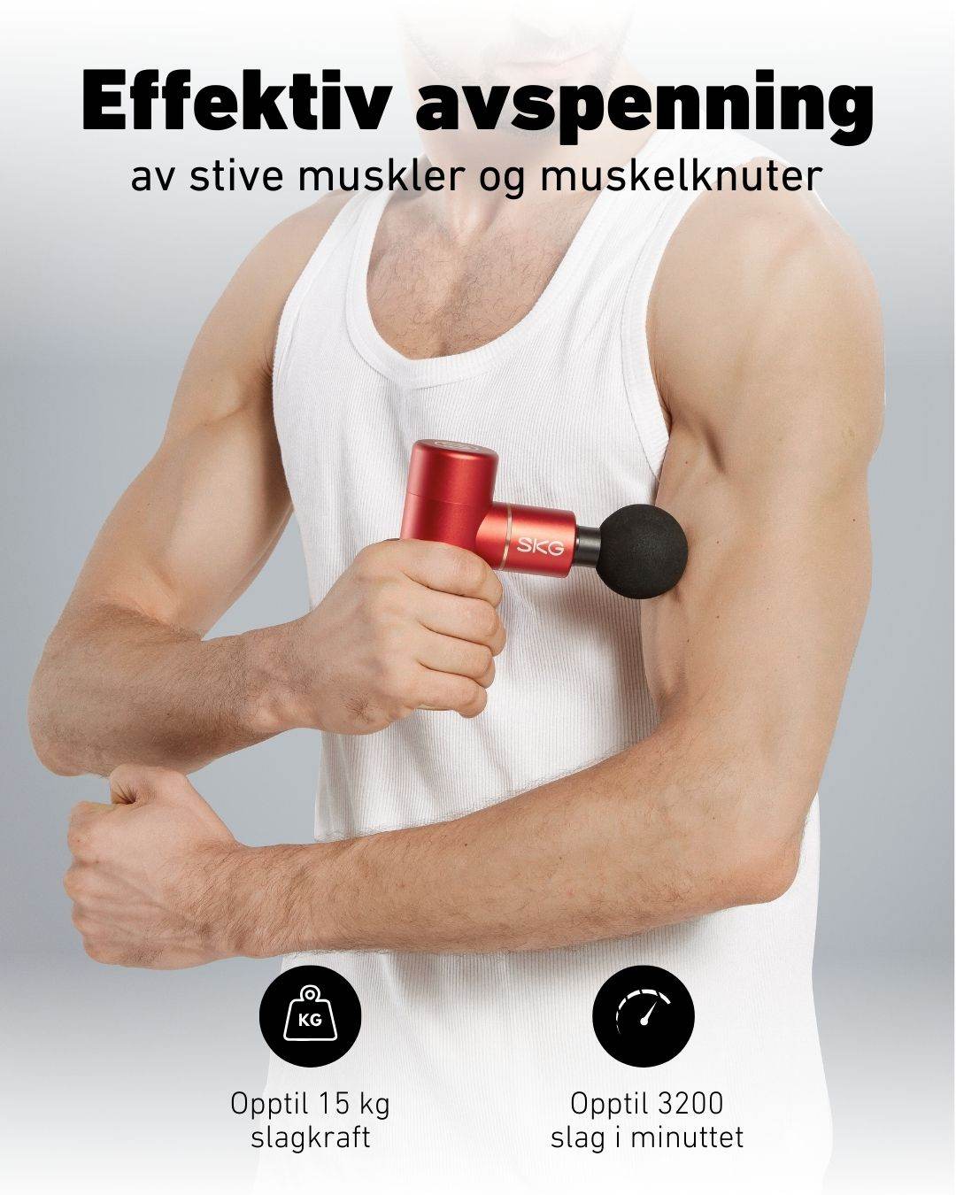 Massasjepistol F3 rød - Image 3