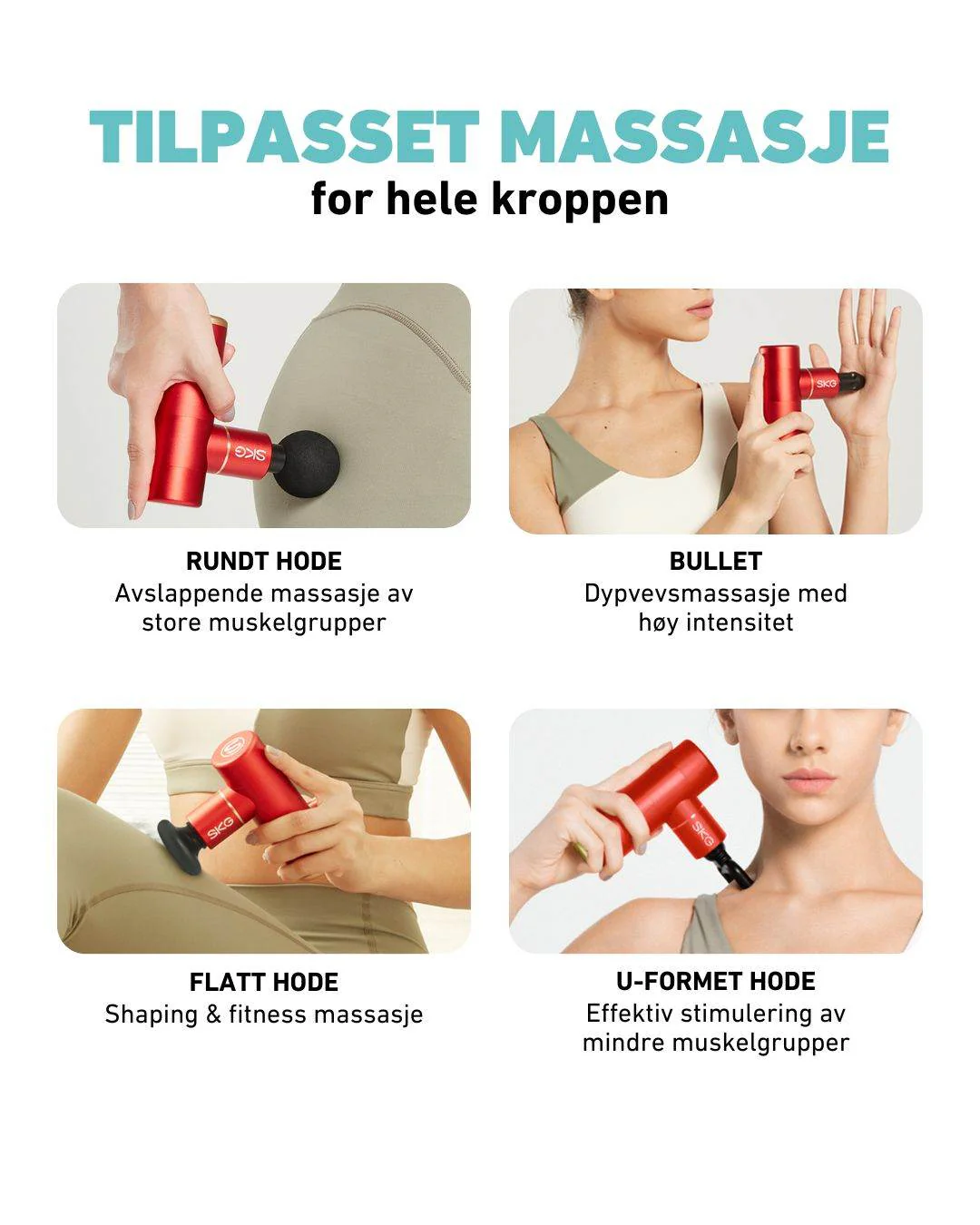 Massasjepistol F3 rød - Image 9