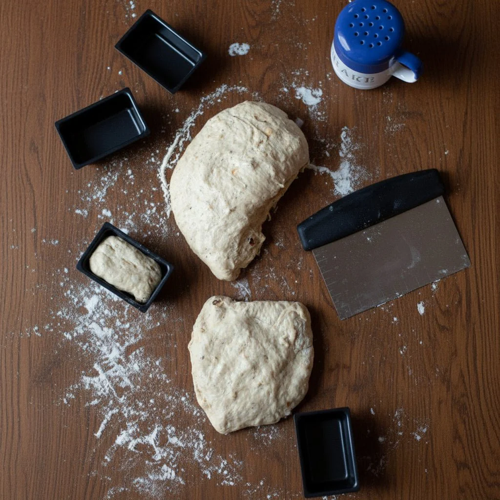 Deigskrape i rustfritt stål med måleskala - Image 3