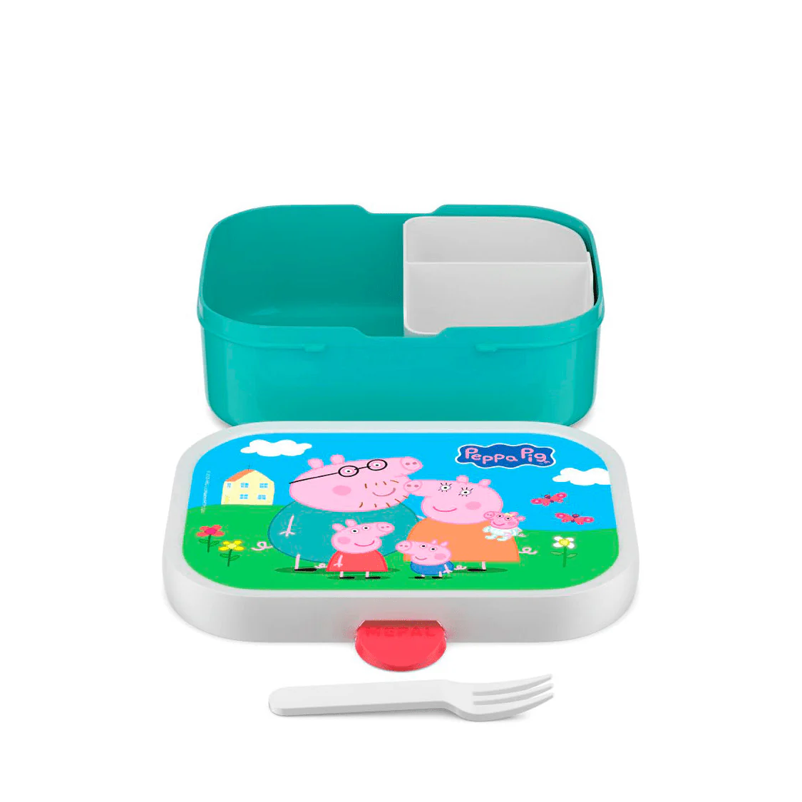 Peppa Gris matboks 17,5 x 13 x 6 cm med rominndeling - Image 2