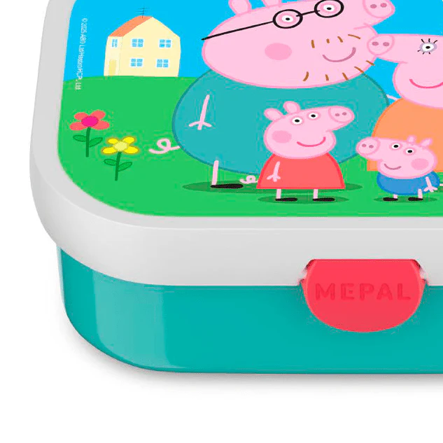 Peppa Gris matboks 17,5 x 13 x 6 cm med rominndeling - Image 3