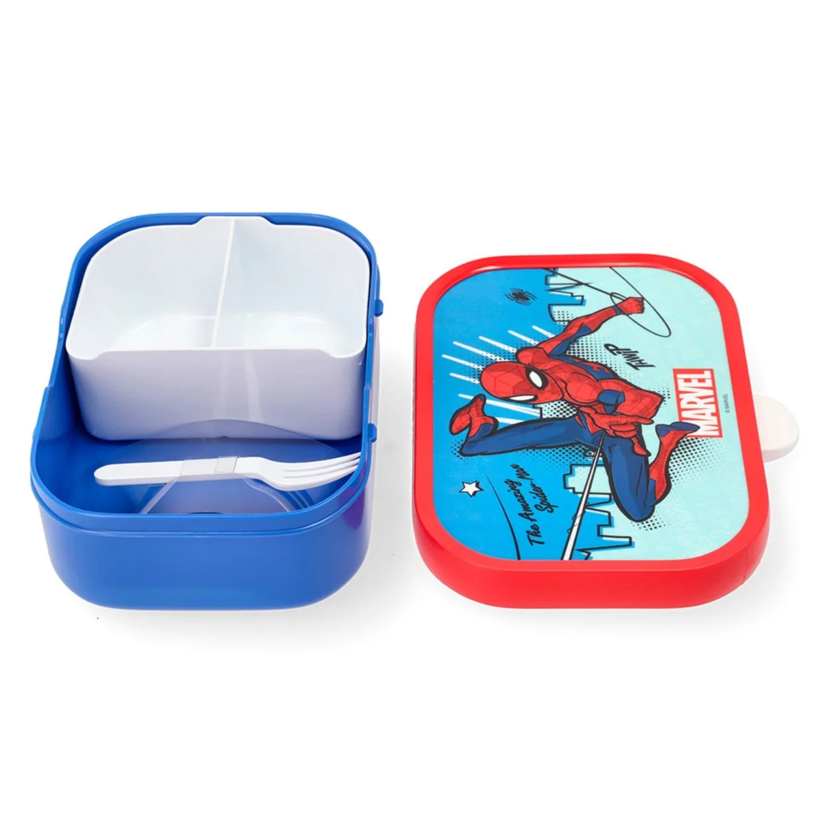 Spiderman matboks 17,5 x 13 x 6 cm med rominndeling - Image 2