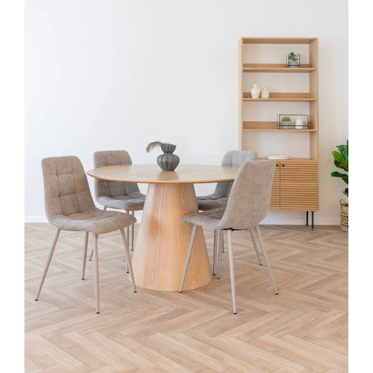 2-pk Middelfart spisestol  grå - Image 2