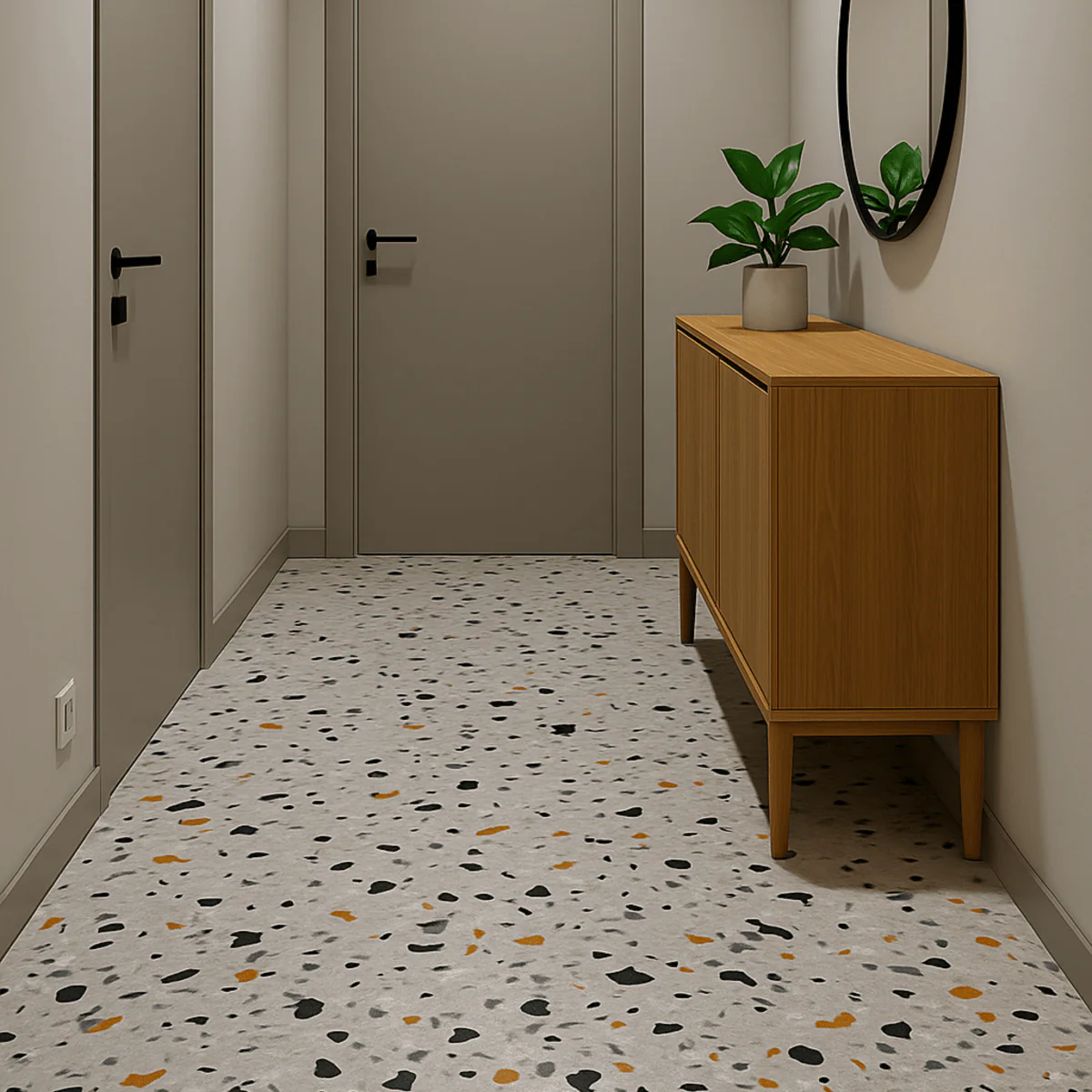 8-pk Milano Terrazzo selvklebende fliser - Image 4