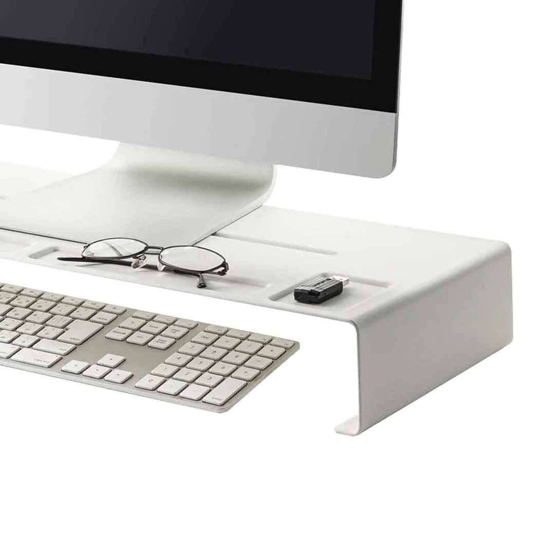 Monitor stativ hvit 59 x 24 x 8 cm - Image 3