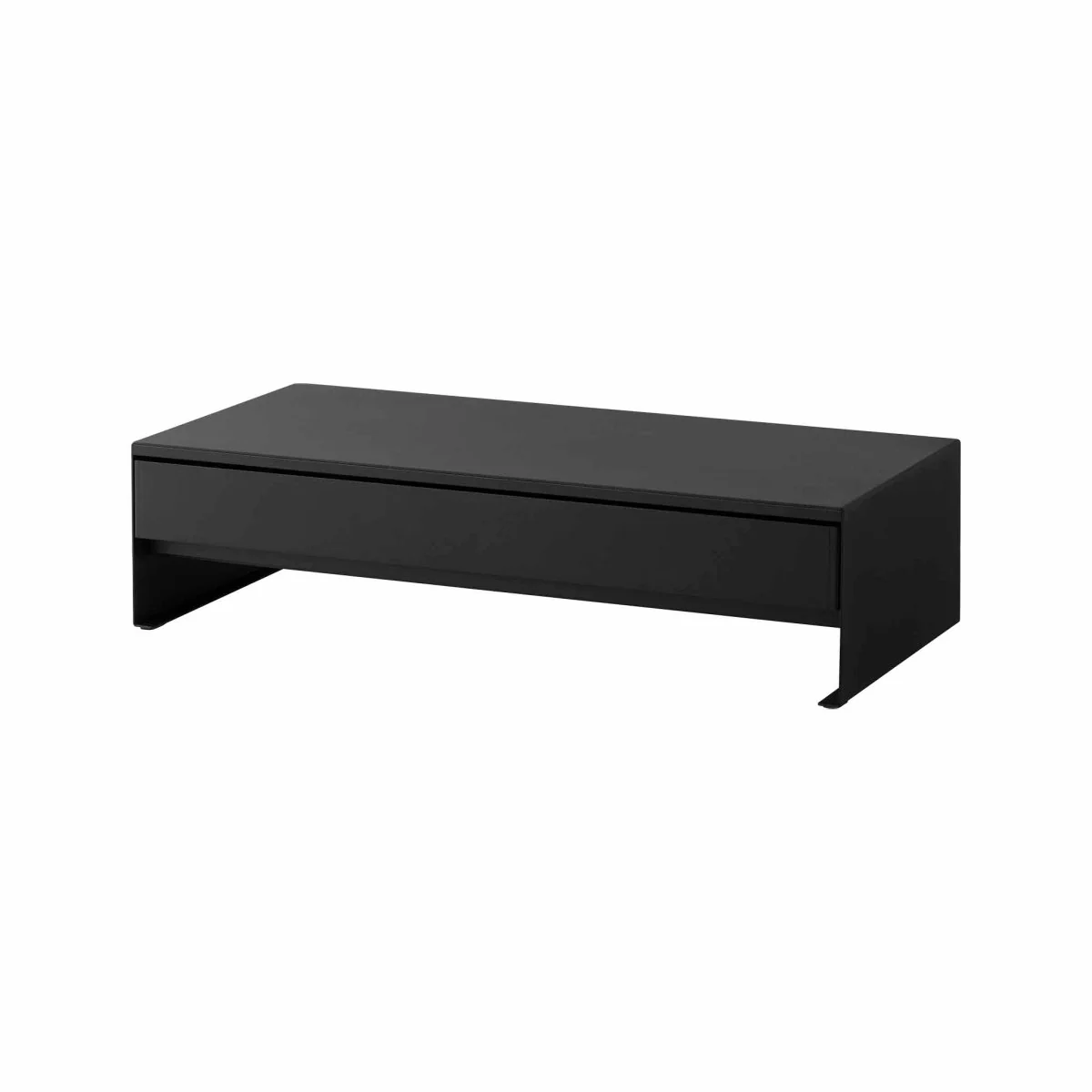Monitorstativ med skuff sort 50 x 24 x 12,8 cm - Image 10