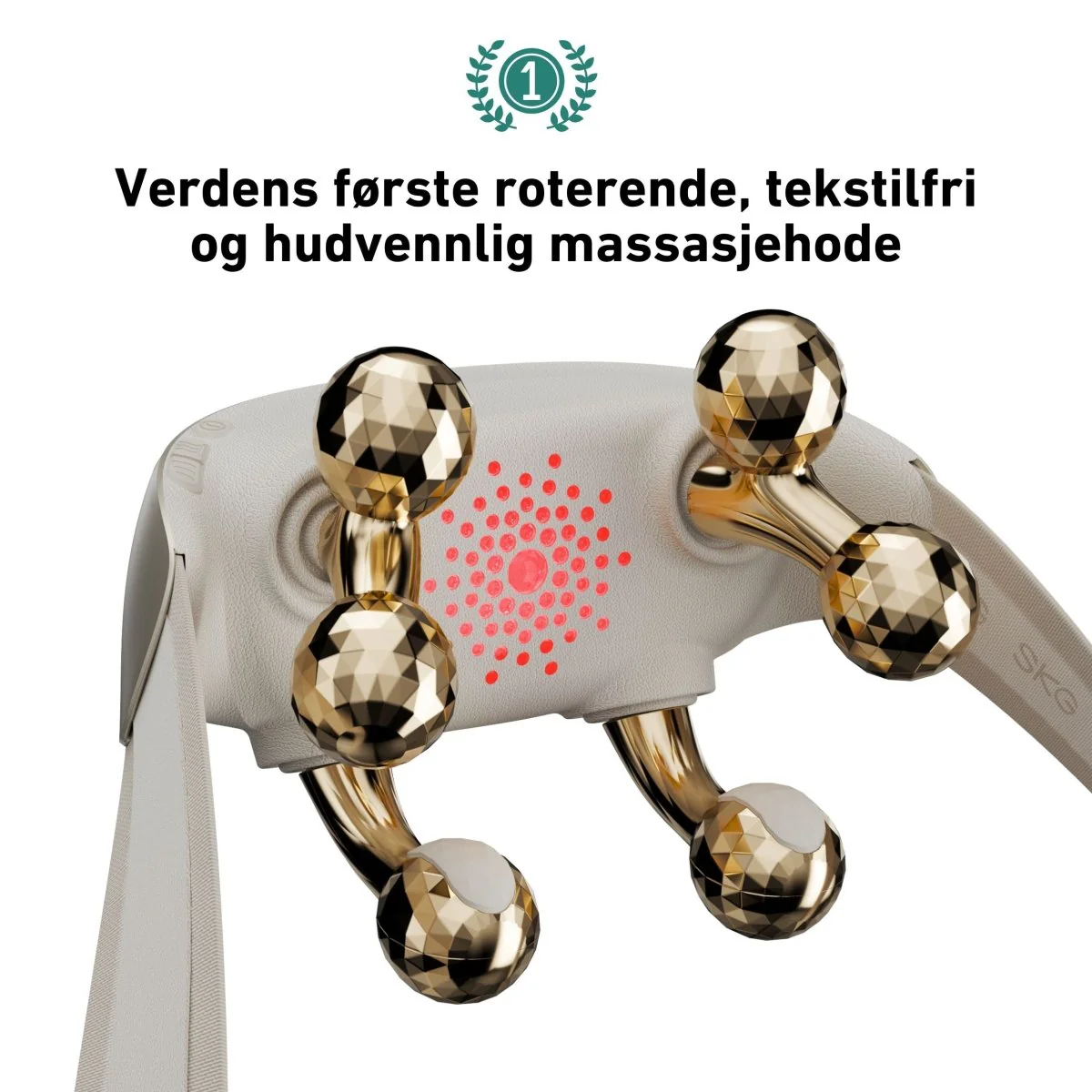 Massasjeapparat for nakke H7 Ultra Gold Edition - Image 4