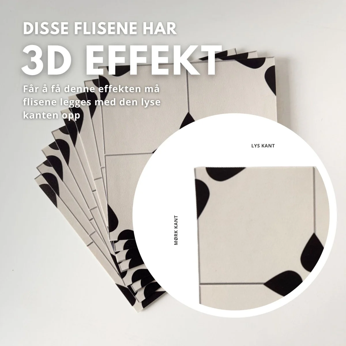 Vareprøve: Natalie selvklebende fliser - Image 2