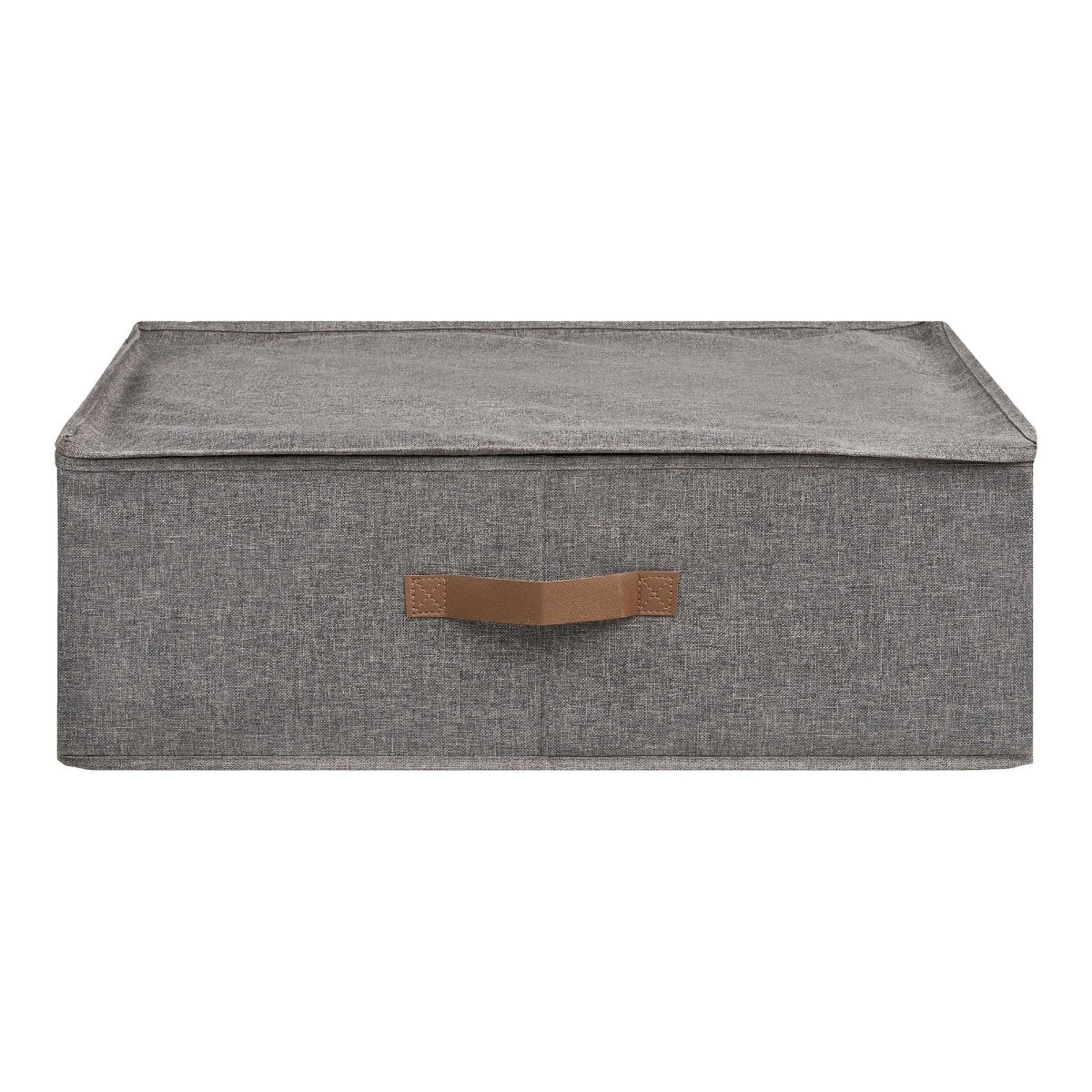 Noto oppbevaringskurv tekstil 56 x 47 x 18 cm mørk grå - Image 7