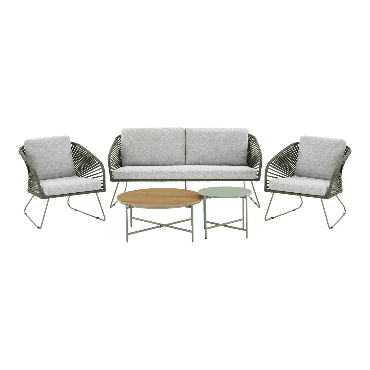 Novella sittegruppe grå/grønn - Image 4