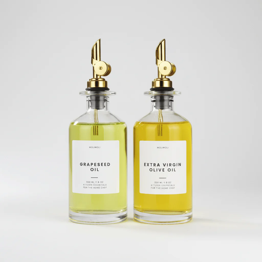 2-pk Oljeflaske, transparent